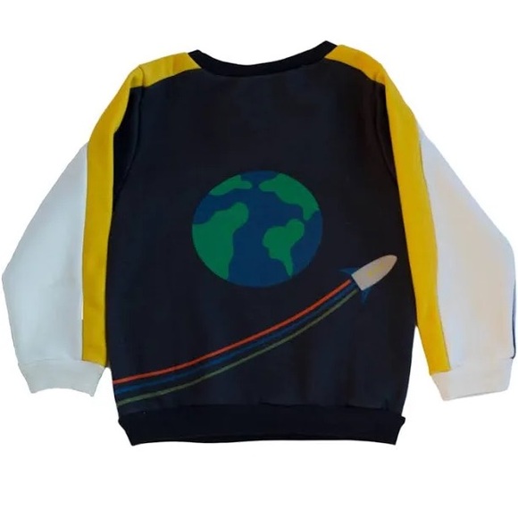 Bizz X Siss Graphic Sweatshirt, Little Mars X, 6-12M - Picture 2 of 5